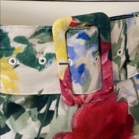 Philosophy Muti Color Belted High Waist Skirt - Picture 5 of 7